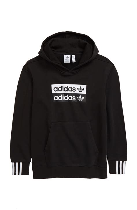 schwarzer adidas pullover ohne kapuze|adidas Originals Pullover .